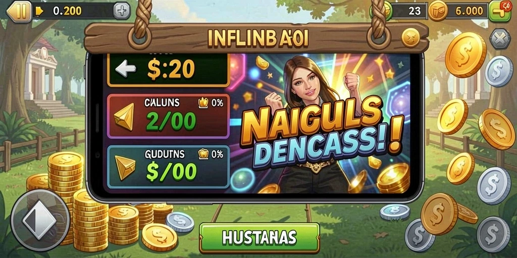 Tangkapan layar menampilkan permainan slot yang menarik.