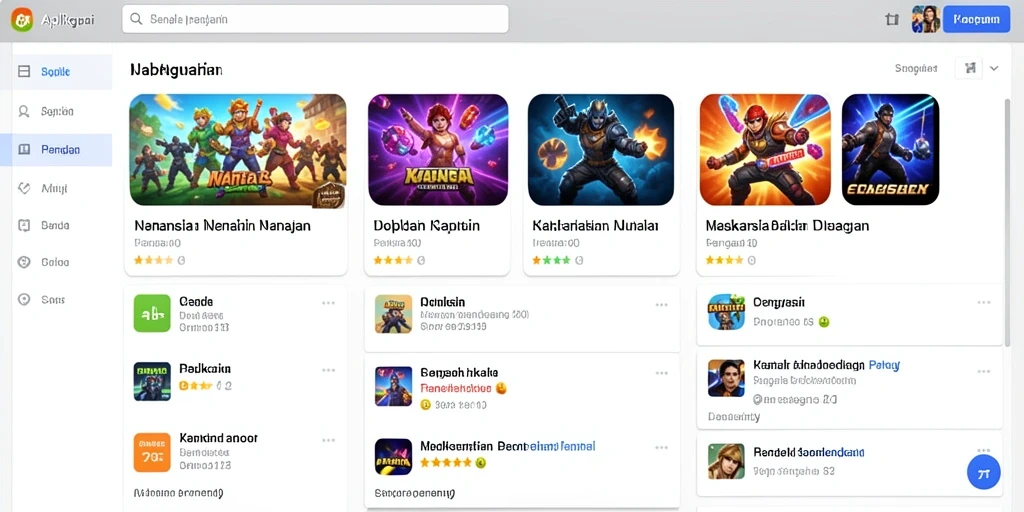 Tampilan antarmuka bermain yang user-friendly.