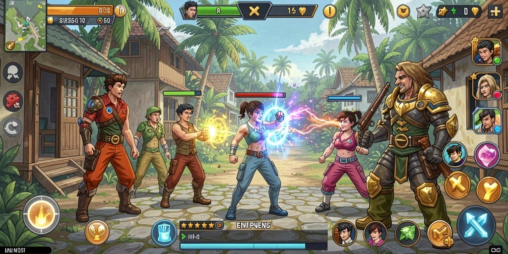 Tampilan menu utama yang intuitif dan menarik.