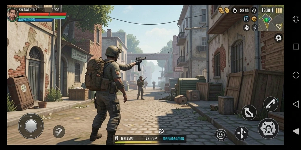 Tangkapan layar gameplay yang menakjubkan.
