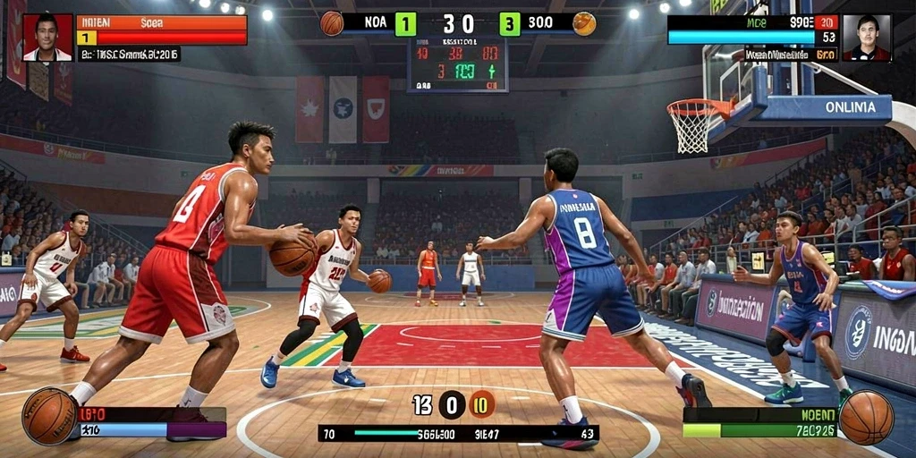 Screenshot F32 menunjukkan karakter utama dalam petualangan.