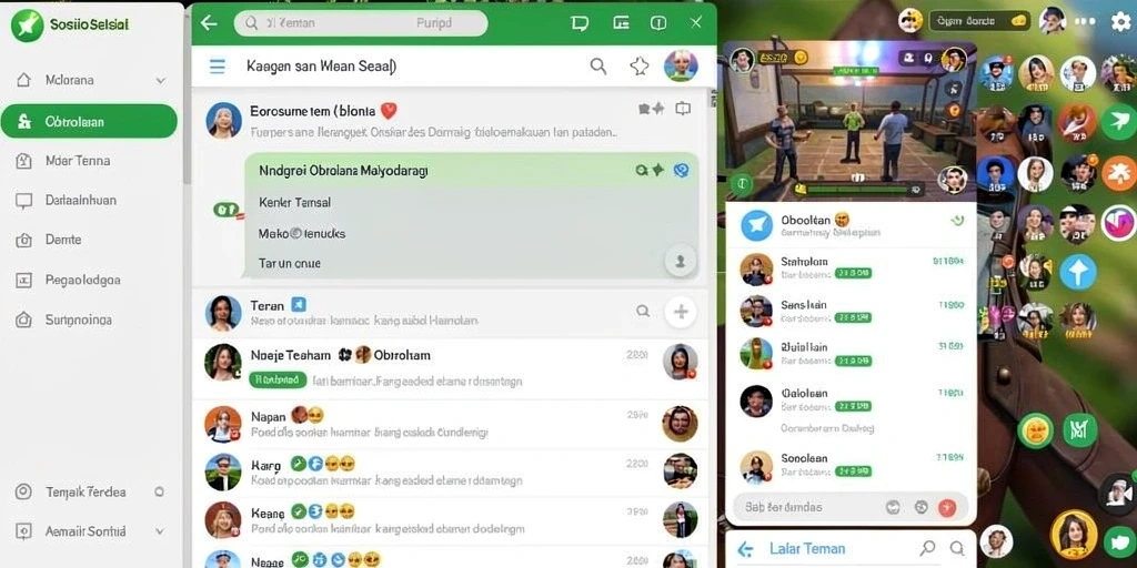 Tampilan awal aplikasi FUNPARI yang menarik.