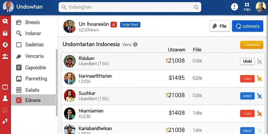 Tampilan antarmuka yang ramah pengguna.