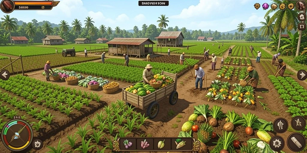 Tampilan antarmuka game yang menarik dan mudah dinavigasi.