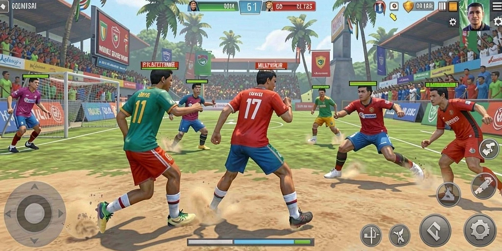 Screenshot menunjukkan tampilan antarmuka yang menarik dari permainan slot.
