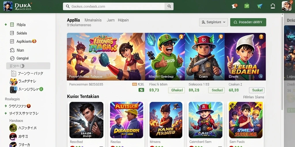 Tampilan antarmuka yang user-friendly dan mudah dinavigasi.