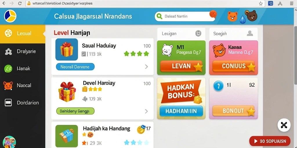 Tampilan antarmuka pengguna yang intuitif dan menarik.