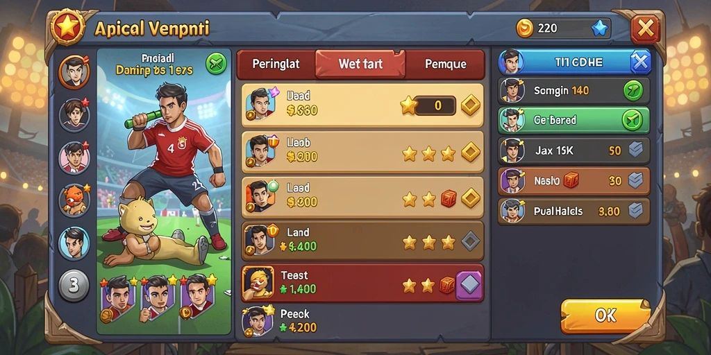 Tampilan menu utama yang menarik dan intuitif.