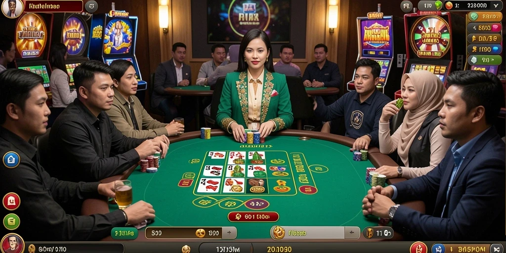 Tampilan awal game yang menarik dan intuitif.