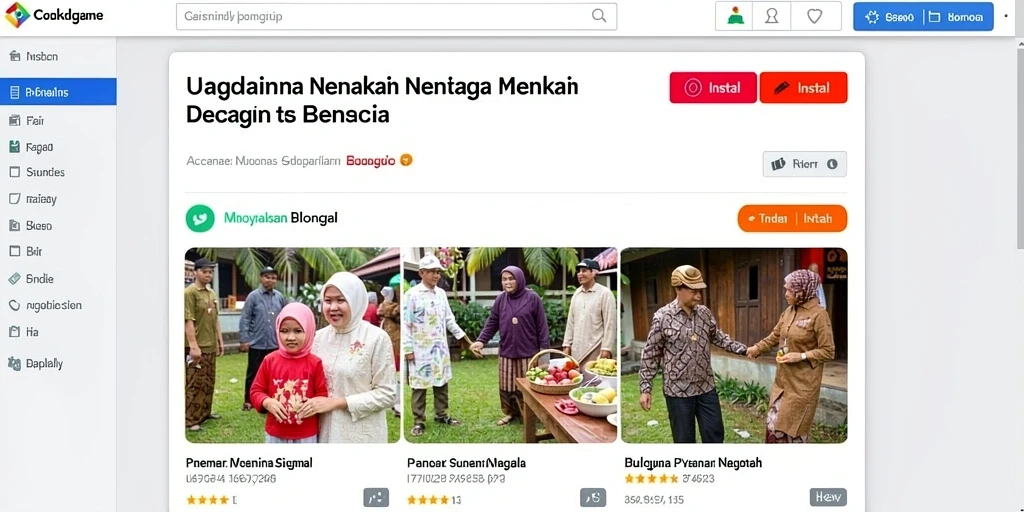 Tampilan awal aplikasi REBAHIN yang menawan.