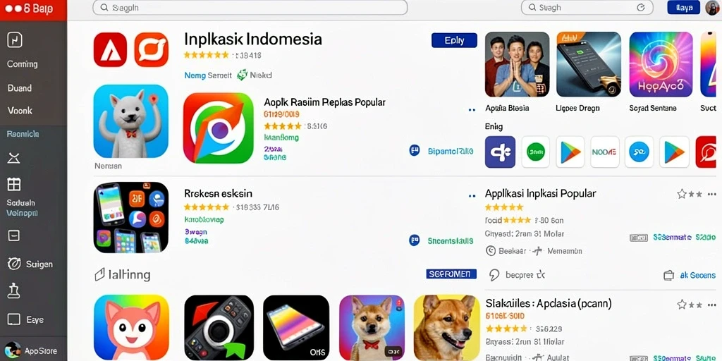Tampilan antarmuka yang ramah dan menarik.
