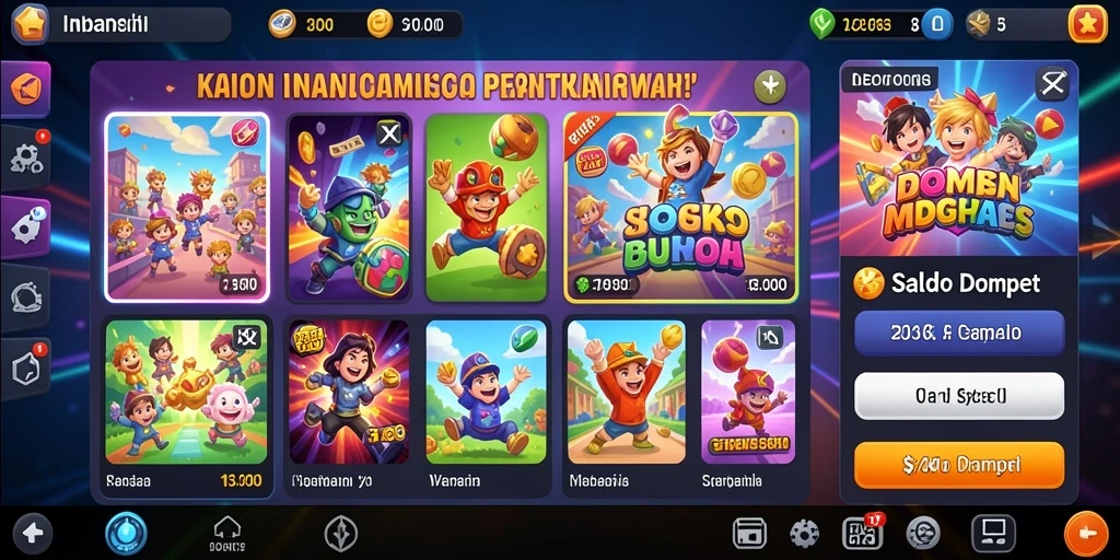 Tampilan awal yang menarik dan mudah dipahami.