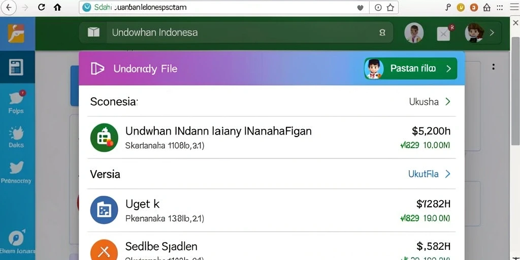 Tampilan antarmuka yang ramah pengguna.