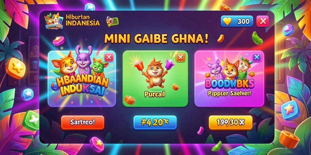 Tampilan grafis yang memukau dan berwarna.